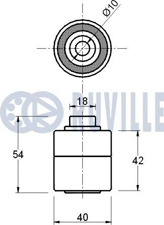 Ruville 541431 - Parazīt / Vadrullītis, Ķīļrievu siksna www.autospares.lv