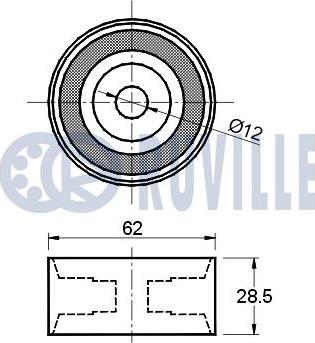 Ruville 541052 - Parazīt / Vadrullītis, Zobsiksna autospares.lv