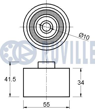 Ruville 541014 - Parazīt / Vadrullītis, Zobsiksna www.autospares.lv