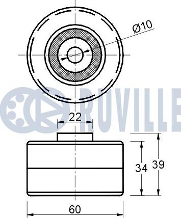 Ruville 541178 - Parazīt / Vadrullītis, Zobsiksna autospares.lv