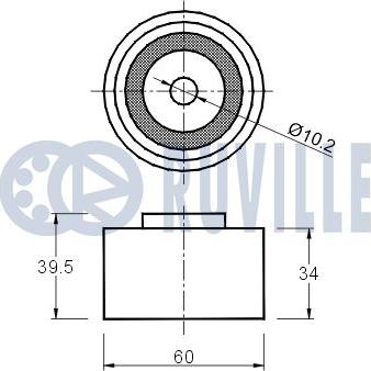 Ruville 541875 - Parazīt / Vadrullītis, Zobsiksna www.autospares.lv