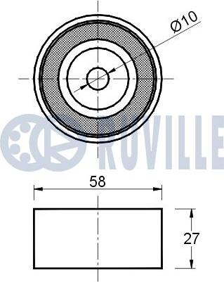 Ruville 541365 - Parazīt / Vadrullītis, Zobsiksna autospares.lv