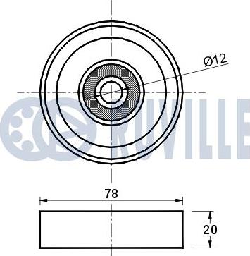 Ruville 541241 - Parazīt / Vadrullītis, Ķīļrievu siksna www.autospares.lv