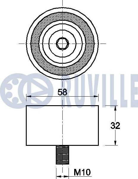 Ruville 541242 - Parazīt / Vadrullītis, Zobsiksna www.autospares.lv