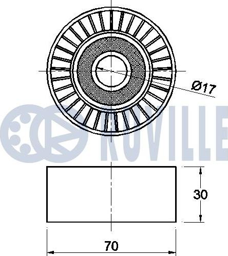 Ruville 542626 - Parazīt / Vadrullītis, Ķīļrievu siksna autospares.lv