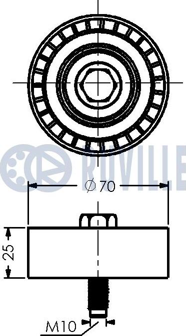 Ruville 542047 - Parazīt / Vadrullītis, Ķīļrievu siksna autospares.lv