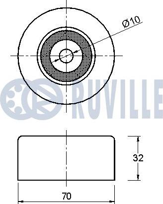 Ruville 542004 - Parazīt / Vadrullītis, Ķīļrievu siksna www.autospares.lv