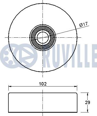 Ruville 542330 - Parazīt / Vadrullītis, Ķīļrievu siksna www.autospares.lv