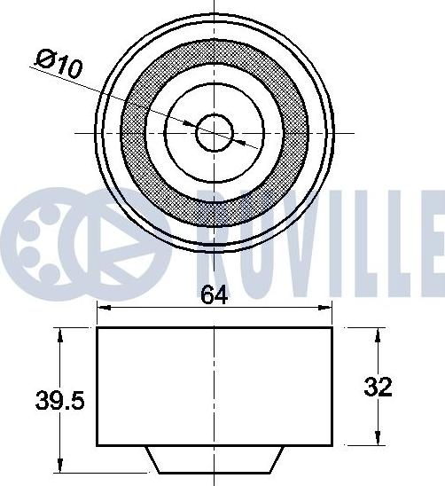 Ruville 542331 - Parazīt / Vadrullītis, Zobsiksna www.autospares.lv