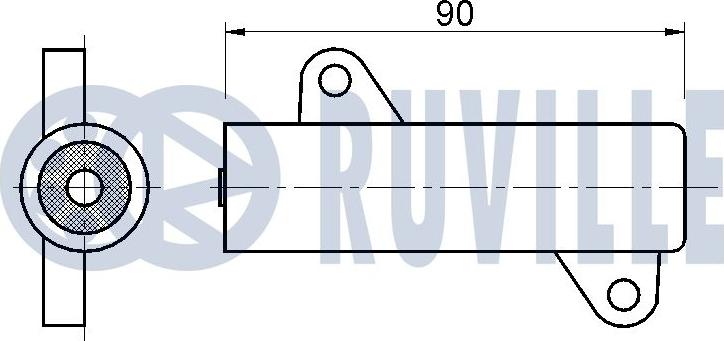 Ruville 542259 - Mierinātājs, Zobsiksna www.autospares.lv