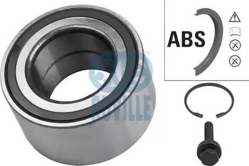 Ruville 5472 - Wheel hub, bearing Kit www.autospares.lv