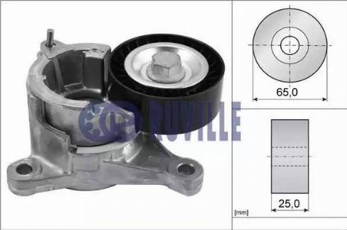 Ruville 55951 - Натяжитель, поликлиновый ремень www.autospares.lv