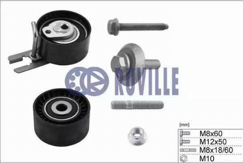 Ruville 5595350 - Rullīšu komplekts, Zobsiksna autospares.lv