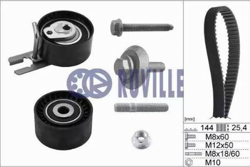 Ruville 5595370 - Комплект зубчатого ремня ГРМ www.autospares.lv