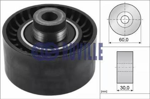 Ruville 55964 - Направляющий ролик, зубчатый ремень ГРМ www.autospares.lv