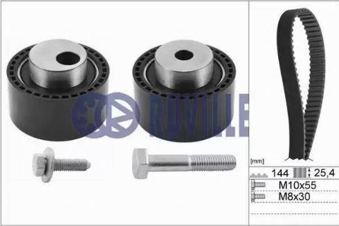 Ruville 5592173 - Комплект зубчатого ремня ГРМ www.autospares.lv