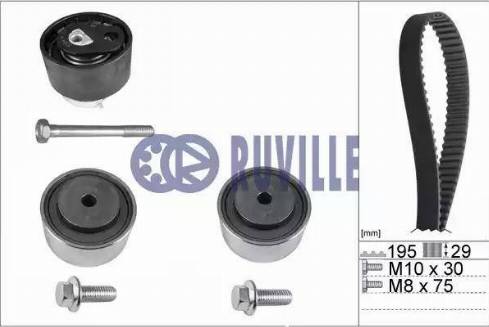 Ruville 5597870 - Zobsiksnas komplekts autospares.lv