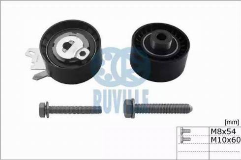 Ruville 5597750 - Комплект роликов, зубчатый ремень ГРМ www.autospares.lv