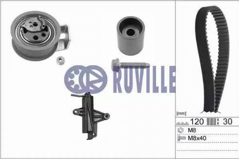 Ruville 5549473 - Timing Belt Set www.autospares.lv