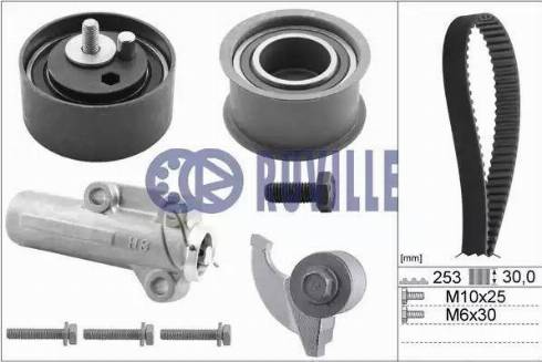 Ruville 5549071 - Комплект зубчатого ремня ГРМ www.autospares.lv