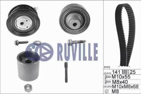 Ruville 5549173 - Zobsiksnas komplekts autospares.lv