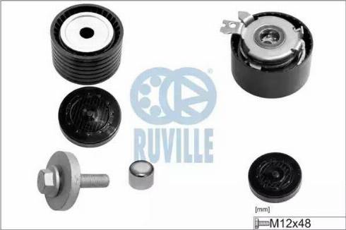 Ruville 5556651 - Rullīšu komplekts, Zobsiksna autospares.lv