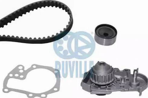 Ruville 55500701 - Водяной насос + комплект зубчатого ремня ГРМ www.autospares.lv