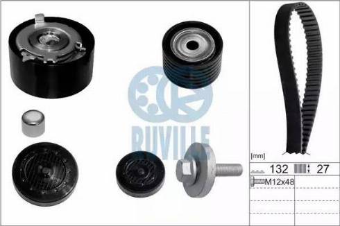 Ruville 5551970 - Комплект зубчатого ремня ГРМ www.autospares.lv