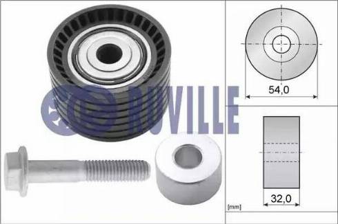 Ruville 55633 - Deflection / Guide Pulley, timing belt www.autospares.lv