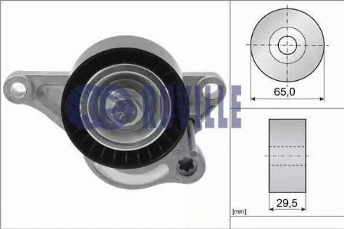 Ruville 55620 - Натяжитель, поликлиновый ремень www.autospares.lv