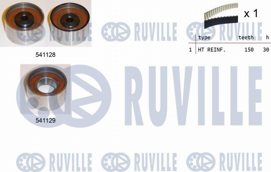 Ruville 550468 - Zobsiksnas komplekts www.autospares.lv