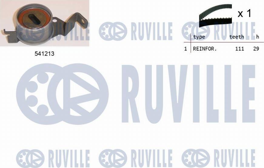 Ruville 550402 - Zobsiksnas komplekts www.autospares.lv