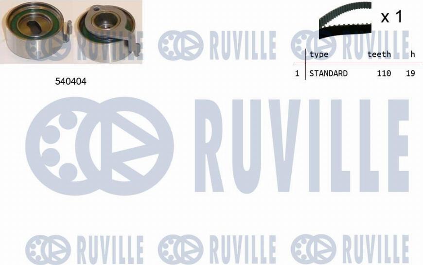 Ruville 550483 - Timing Belt Set www.autospares.lv