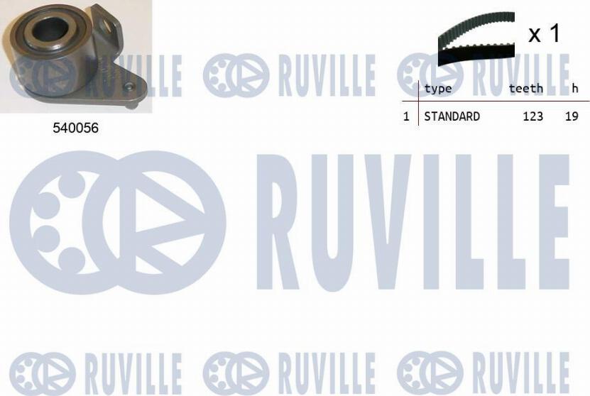 Ruville 550161 - Zobsiksnas komplekts www.autospares.lv