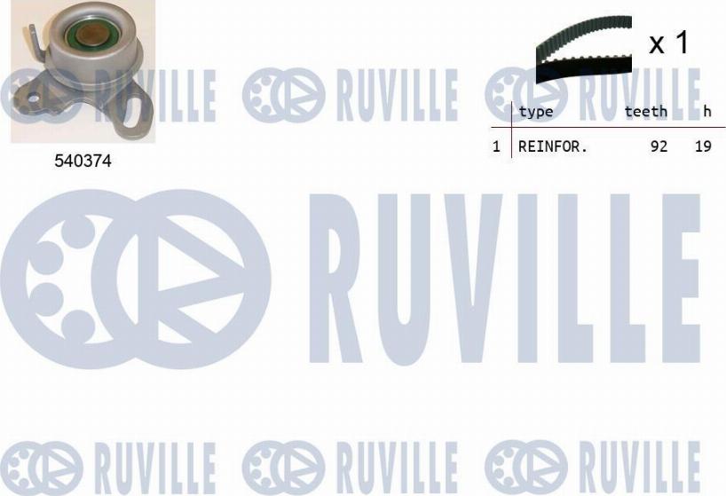 Ruville 550167 - Zobsiksnas komplekts autospares.lv