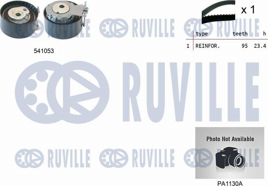 Ruville 5501191 - Water Pump & Timing Belt Set www.autospares.lv