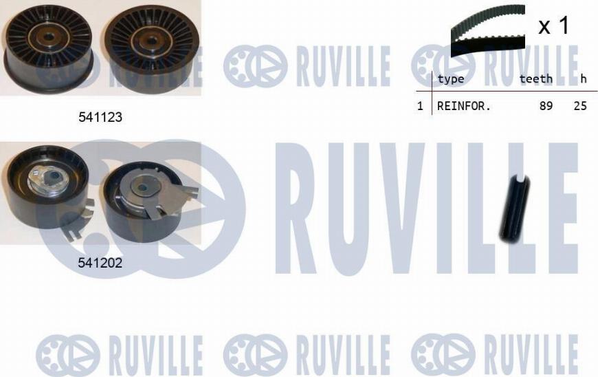 Ruville 550118 - Timing Belt Set www.autospares.lv