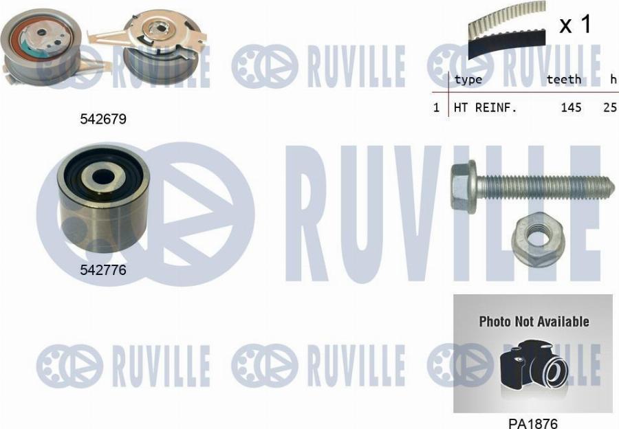 Ruville 5503913 - Ūdenssūknis + Zobsiksnas komplekts www.autospares.lv