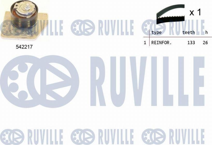 Ruville 550336 - Zobsiksnas komplekts www.autospares.lv