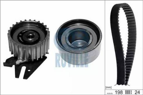 Ruville 5584270 - Комплект зубчатого ремня ГРМ www.autospares.lv