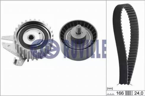 Ruville 5585071 - Комплект зубчатого ремня ГРМ www.autospares.lv