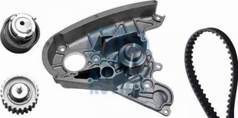 Ruville 55881701 - Водяной насос + комплект зубчатого ремня ГРМ www.autospares.lv