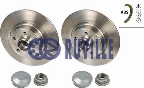 Ruville 5583BD - Brake Disc www.autospares.lv