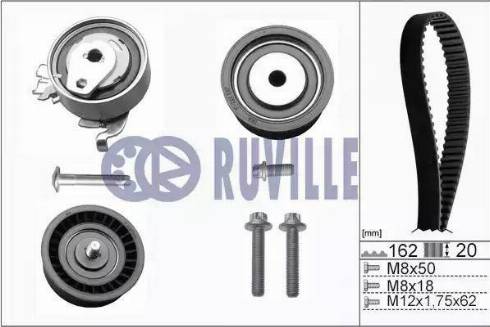 Ruville 5532773 - Timing Belt Set www.autospares.lv