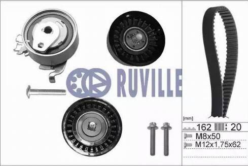 Ruville 5532772 - Timing Belt Set www.autospares.lv