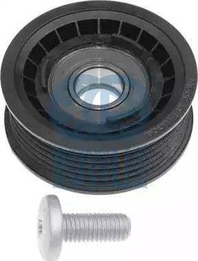 Ruville 55258 - Pulley, v-ribbed belt www.autospares.lv