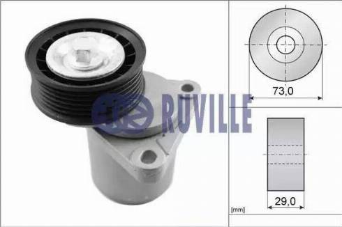 Ruville 55252 - Belt Tensioner, v-ribbed belt www.autospares.lv