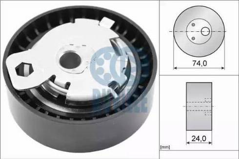 Ruville 55239 - Spriegotājrullītis, Gāzu sadales mehānisma piedziņas siksna www.autospares.lv