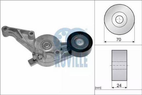 Ruville 55790 - Siksnas spriegotājs, Ķīļsiksna www.autospares.lv