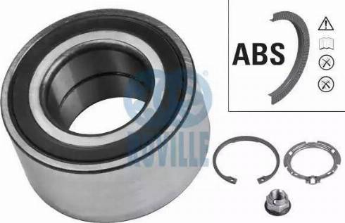 Ruville 5575 - Wheel hub, bearing Kit www.autospares.lv